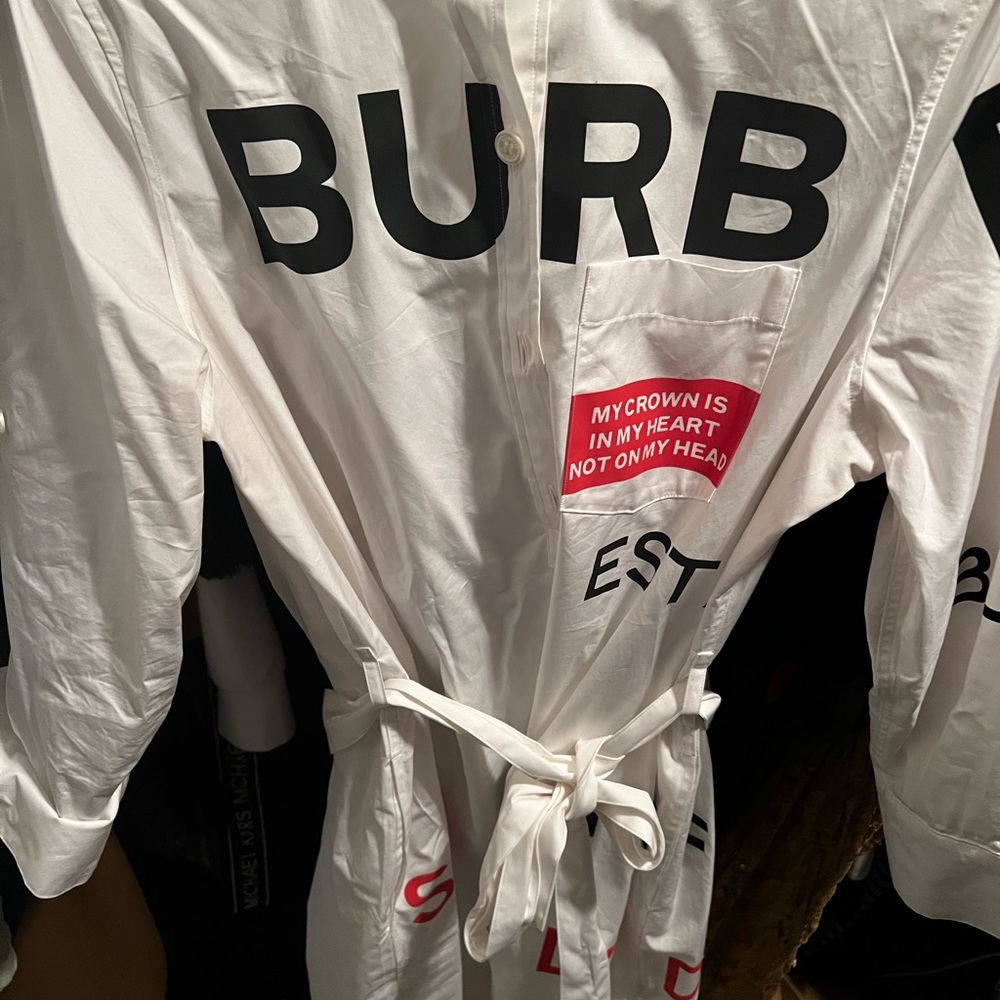 Burberry shirt dress